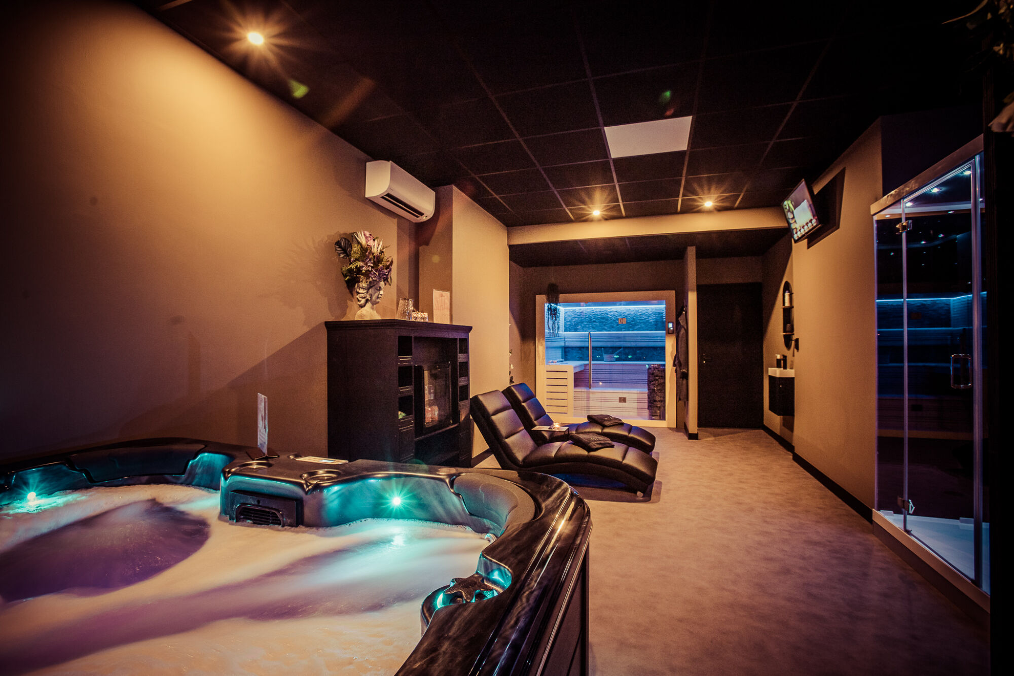 Interieur van wellness City Spa in Eindhoven
