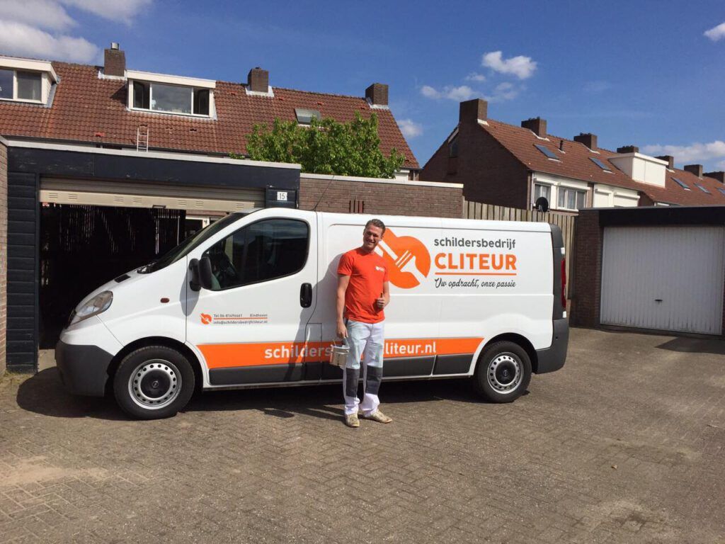 Werkbus van Schildersbedrijf Cliteur